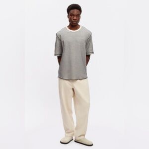 KOTN Teal Patterned Short Sleeve Tee